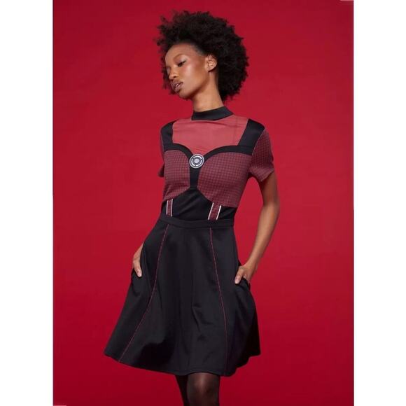 NWT Marvel Her Universe Hot Topic Antman Cosplay Dress Red Black 2X‎ - Picture 1 of 9